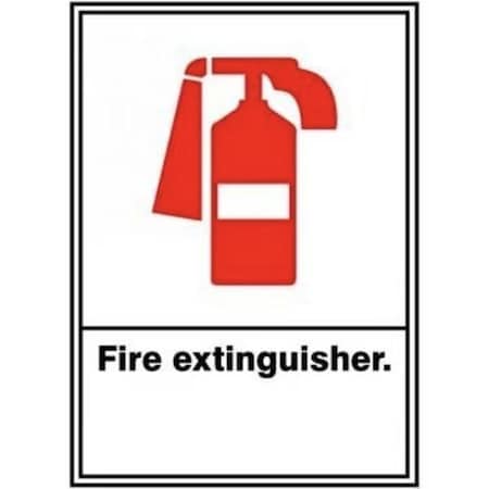 Accuform ANSI SIGN  FIRE EXTINGUISHER 14 X MRXG505XP MRXG505XP
